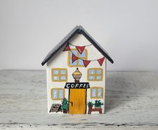 Handcrafted tiny wooden house!