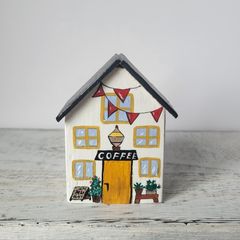 Handcrafted tiny wooden house!