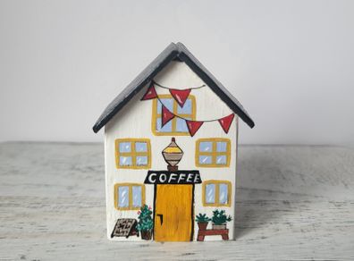 Handcrafted tiny wooden house!