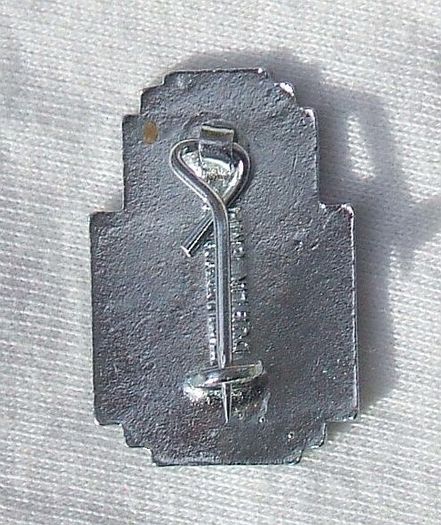 Butlins Ayr 1959 - camper's enamel badge made by Jewellery Metal Company of Dublin (excellent condition)