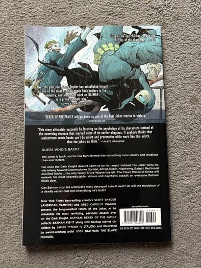 Batman New 52 Volume 3 Death of the family