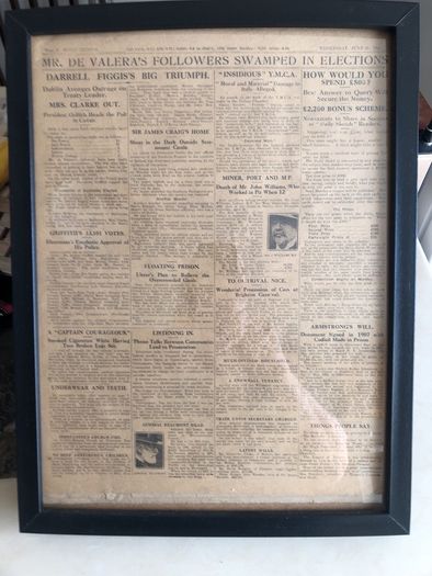 Old newspaper articles 1922