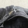 Zara girls black denim skirt age 8 Image 6