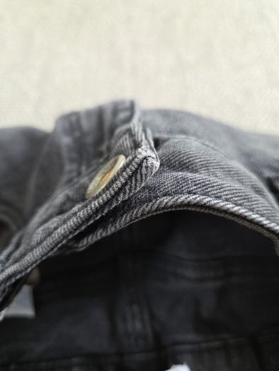 Zara girls black denim skirt age 8