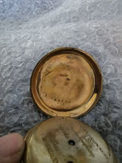 Gold pocket watch