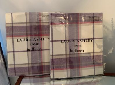 Laura Ashley Kinross Grape & Cream Pillowcases