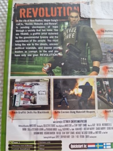 Marc Ecko s Getting Up contents under pressure Xbox Original