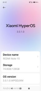 Redmi note 15 unlocked