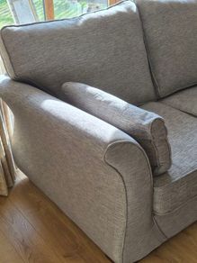 2 seater grey sofa Morans of Navan, like new