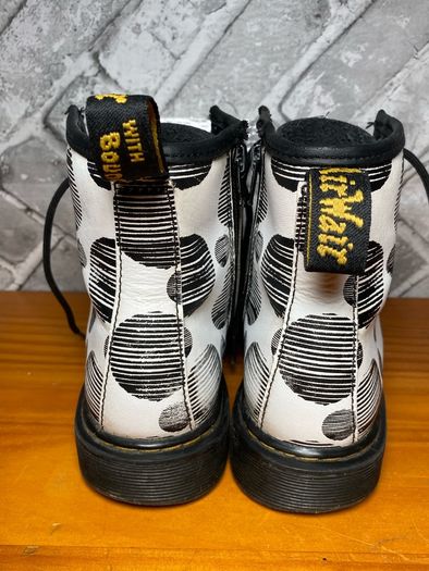Dr Martens 1460 Girls Polka Dot Boots UK2 EU34