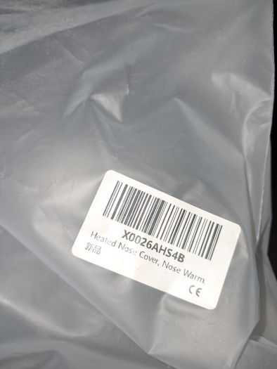 Anti allergy heated nose pad