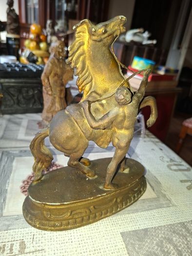 Antique Sculpture 19th century French Marley Horse Figurine, Postage Available or Collection