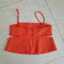 Zara orange cut out top uk 8-10 Image 2