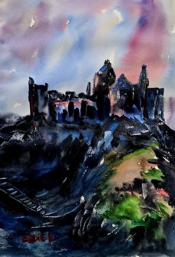 dunluce watercolour