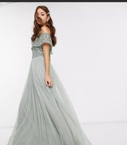 Maya Deluxe Dress Blue with Tags