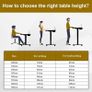 NEW SALE | 120 x 60cm Electric Standing Desk with USB Charging Port (New Sedentary Reminder), Height Adjustable Standing Desk with Cable Tray and Wheels Image 6