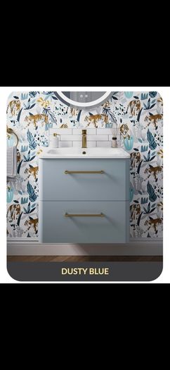 Britton  camberwell wall hung unit and basin/600/800/1000 prices see below