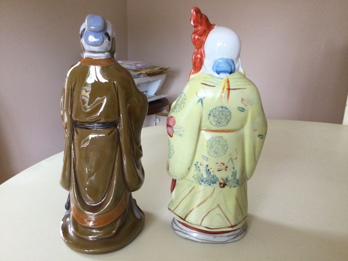 China  - Chinese/ Japanese Figurines X 2