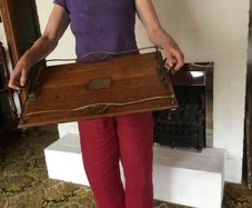 Antique serving tray