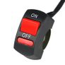 Motorcycle Moterbike Motor Cycle Bike Handlebar Fog Light Switch ON-OFF Button Switch 12VDC for U5 U7 LED Head Lamp Angel Eyes Light Motorbike Accessories Image 4