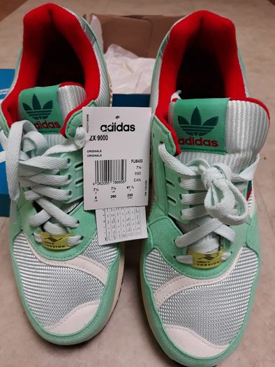 Adidas Torsion Originals ZX 9000 OG 30-years of Torsion UK-7,5/EUR-41.1/3 FU8403 Mint/Scarlet-2019