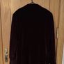 Antique Rogue Velvet Blazer Burgundy Size 46R XXL Image 2