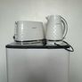 Cream kettle toaster an bin bundle Image 2