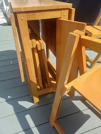 Dining table with chairs