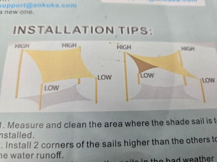 Sun Shade Sail / Garden Canopy Brand New