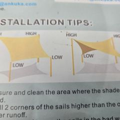 Sun Shade Sail / Garden Canopy Brand New