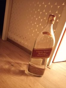 Display Johnny Walker Huge Glass Whisky Bottle