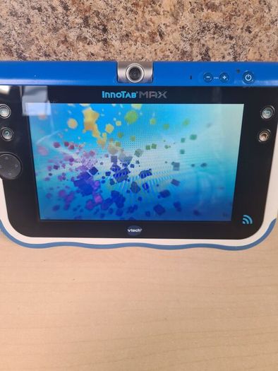 VTECH INNOTAB MAX kids learning tablet console blue with pen and one game cartridge