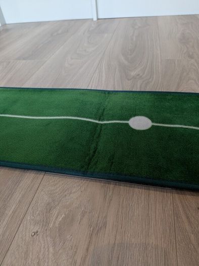 Golf Practice Putting Mat with Ball Return