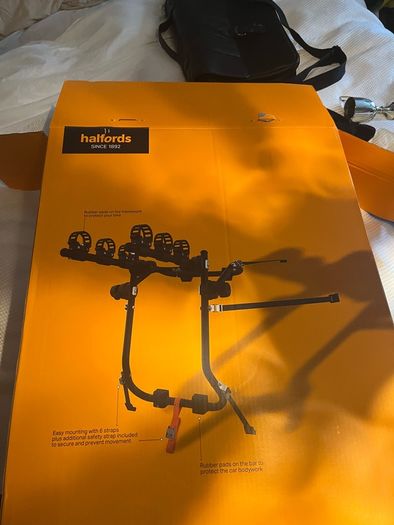 Halfords 3 bike rear mounted bike rack