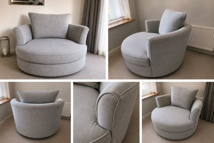 Luxury Vobe Swivel Cuddle Chair  Cost 1,750 New