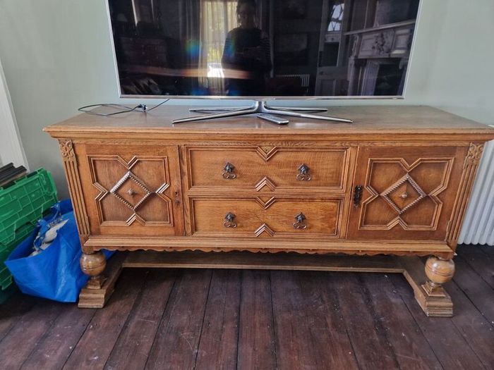 antique oak sideboard