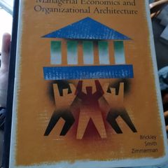 Managerial Economics and Organisational Architecture
