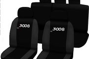 Lupex Peugeot 3008 Seat Covers Black/Grey