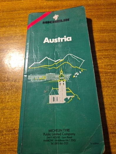 First Edition. Austria. Michelin Tourist Guide.