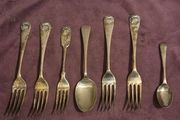 Collection of Antique spoons and forks