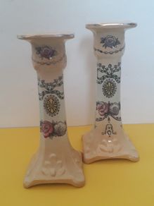 Candlesticks - Ceramic - Vintage