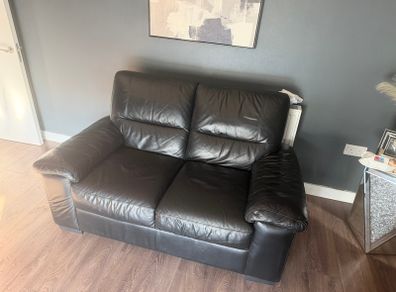 3+2 seater leather sofa