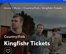 kingfishr tickets