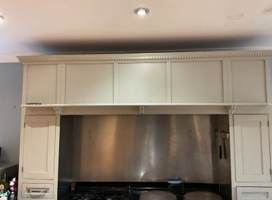 Solid Irish Beech Kitchen Overmantel / Surround