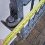 Decorative galvanised double steel gates. Image 5