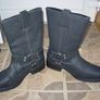 Livergy cowboy biker Western boots genuine leather size 44 Image 4