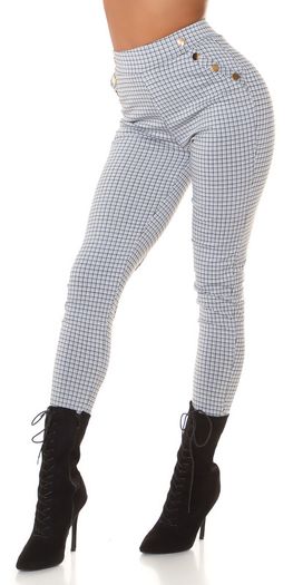 Trendy Highwaist Pants With Pockets Sm Ml