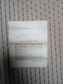 Belfast and county Down Railway - general conditions of carriage notice