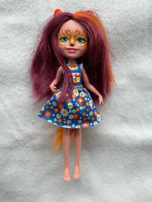 Enchantimals Felicity Fox Doll & friend Flick PLAYSET FXM71 Used Please look at the pictures