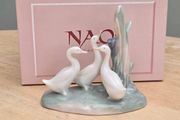Brand New NAO By Lladro Goose Group Figurine
